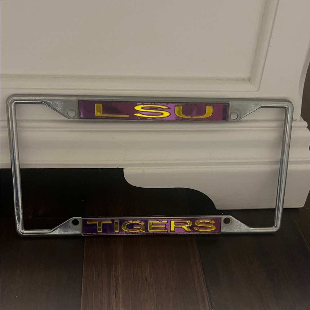 LSU Tigers License Plate Frame
